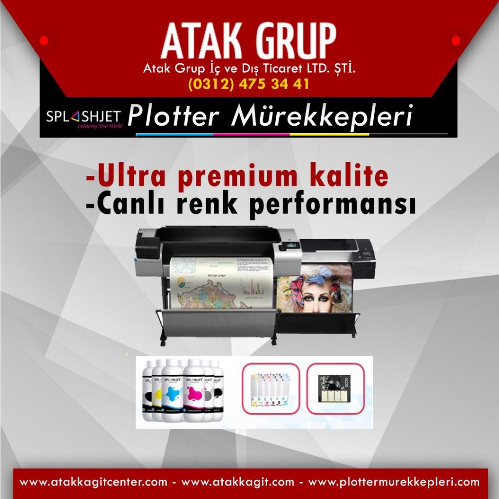 hp uyumlu plotter murekkepleri