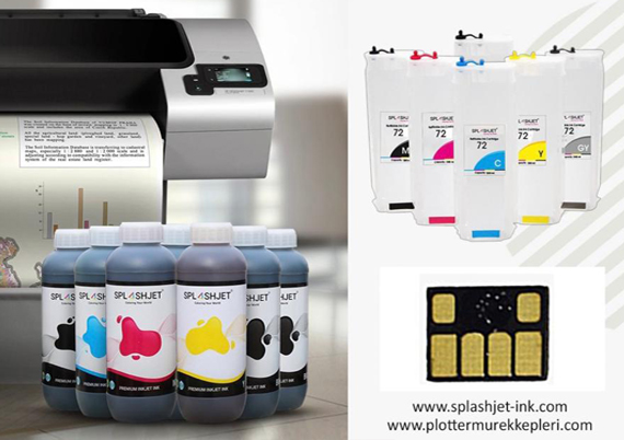 HP 72 Kartuş Dolum Seti